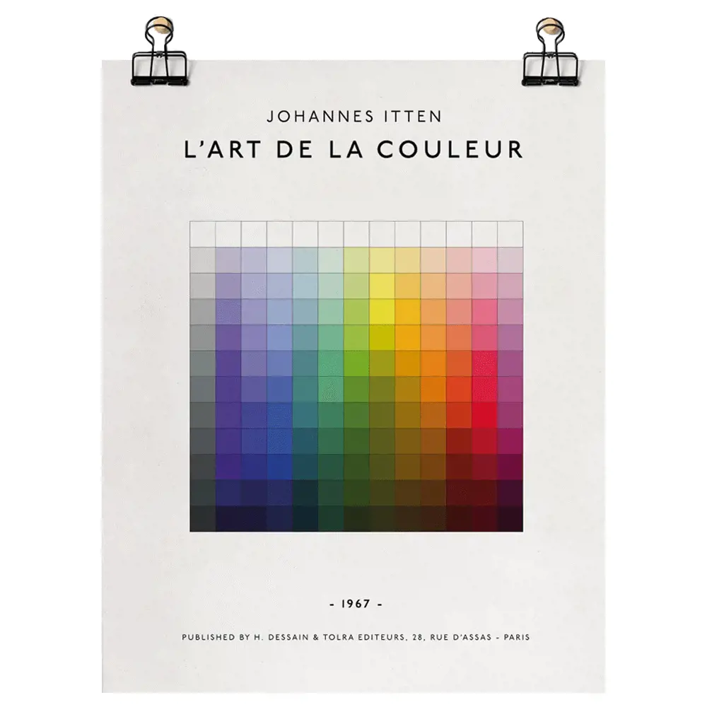 Roomytown L'Art De La Couleur Unframed Fine Art Print 28 x 35.5cm